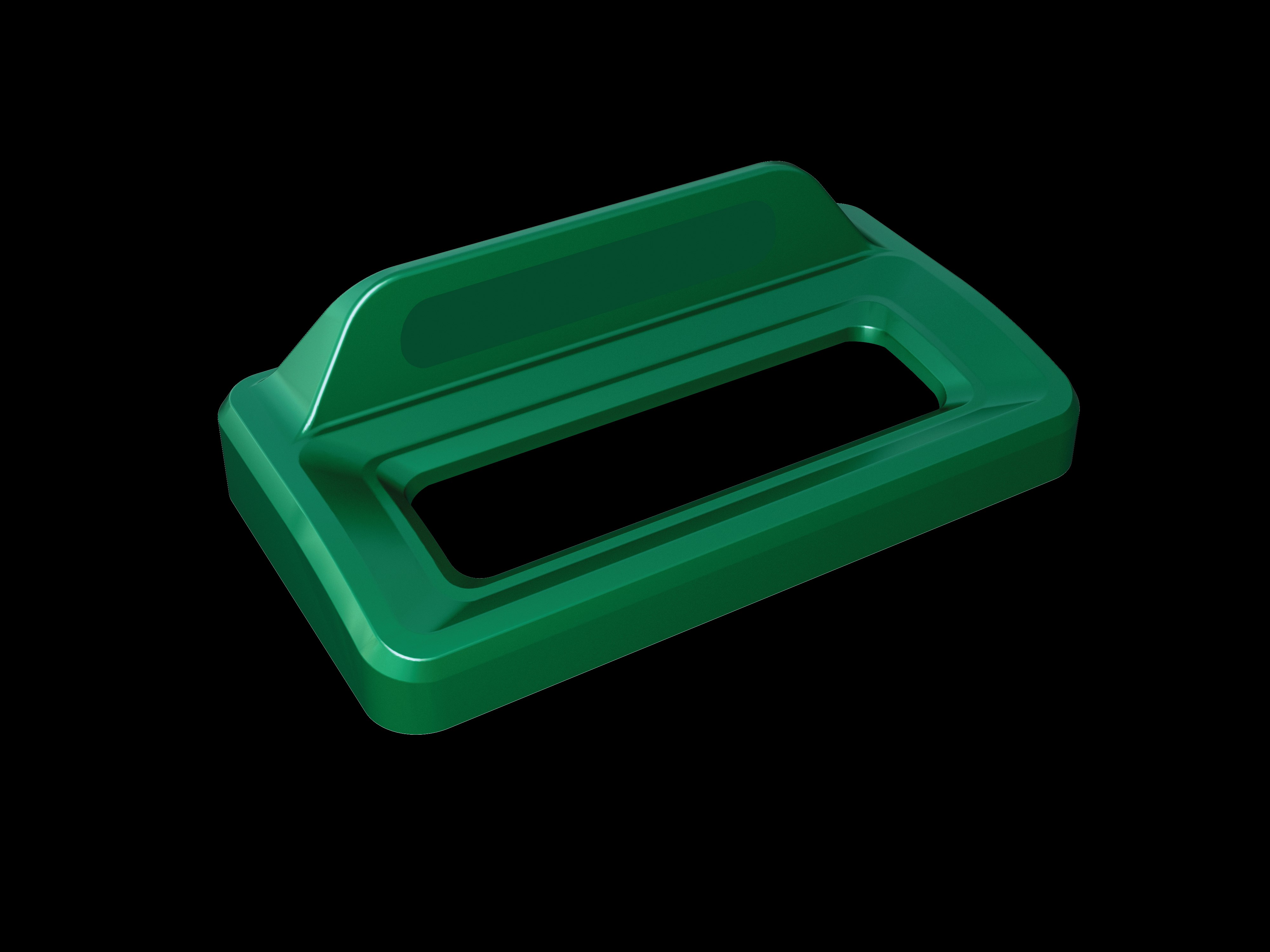 Slim Jim® recycling lids are designed to make recycling easier with consistent color-coding, lid openings and waste stream options.