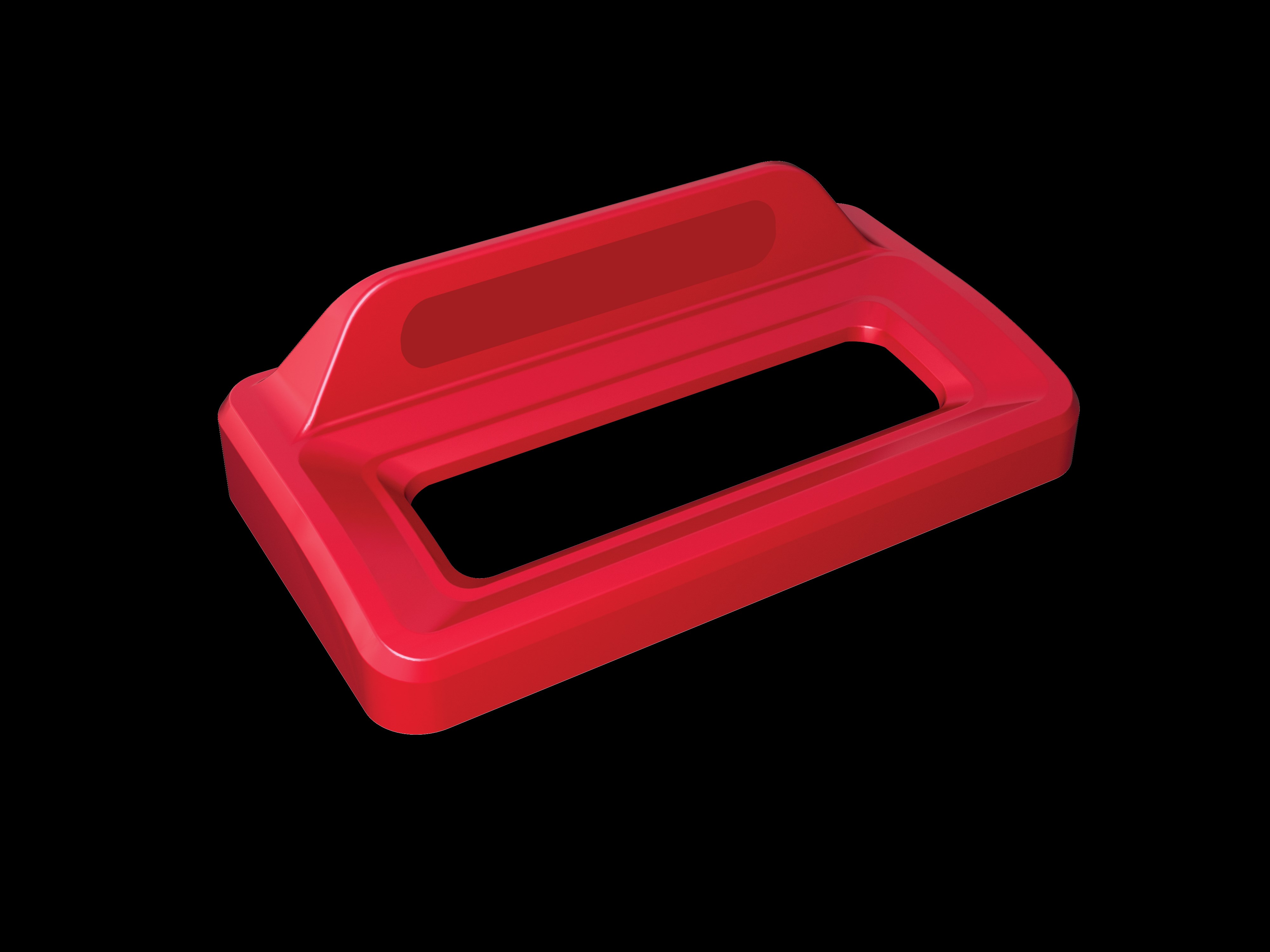 Slim Jim® recycling lids are designed to make recycling easier with consistent color-coding, lid openings and waste stream options.