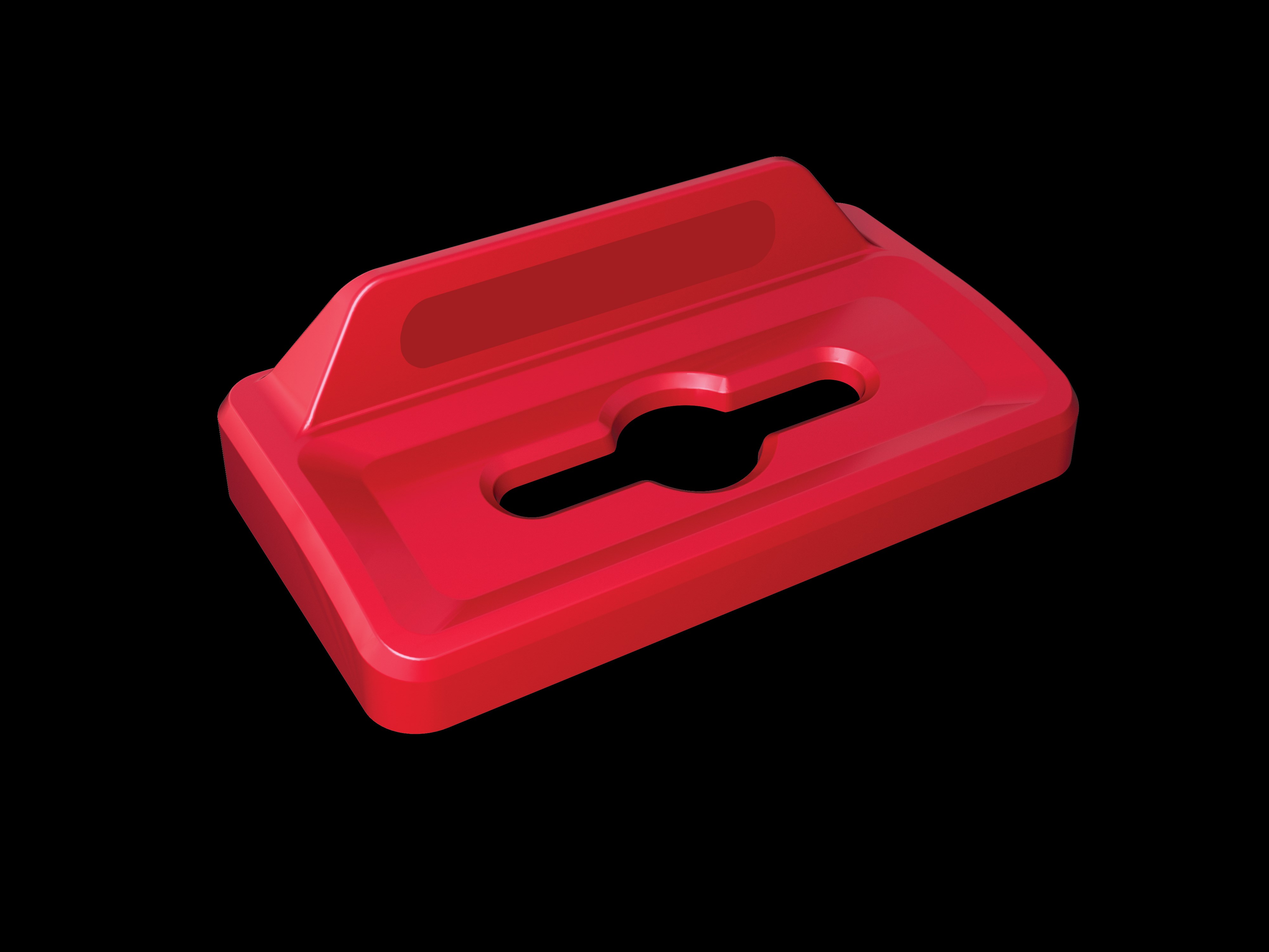 Slim Jim® recycling lids are designed to make recycling easier with consistent color-coding, lid openings and waste stream options.