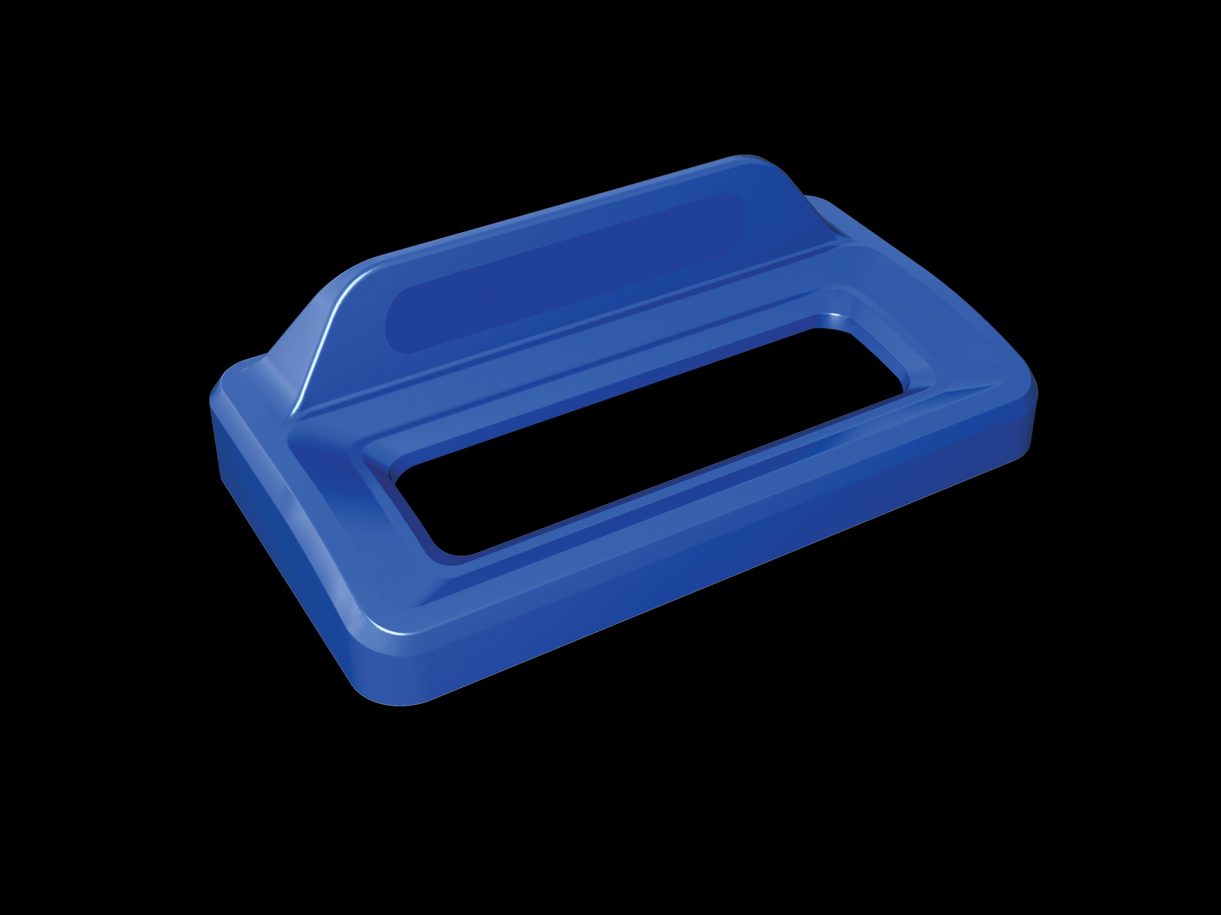 Slim Jim® recycling lids are designed to make recycling easier with consistent color-coding, lid openings and waste stream options.