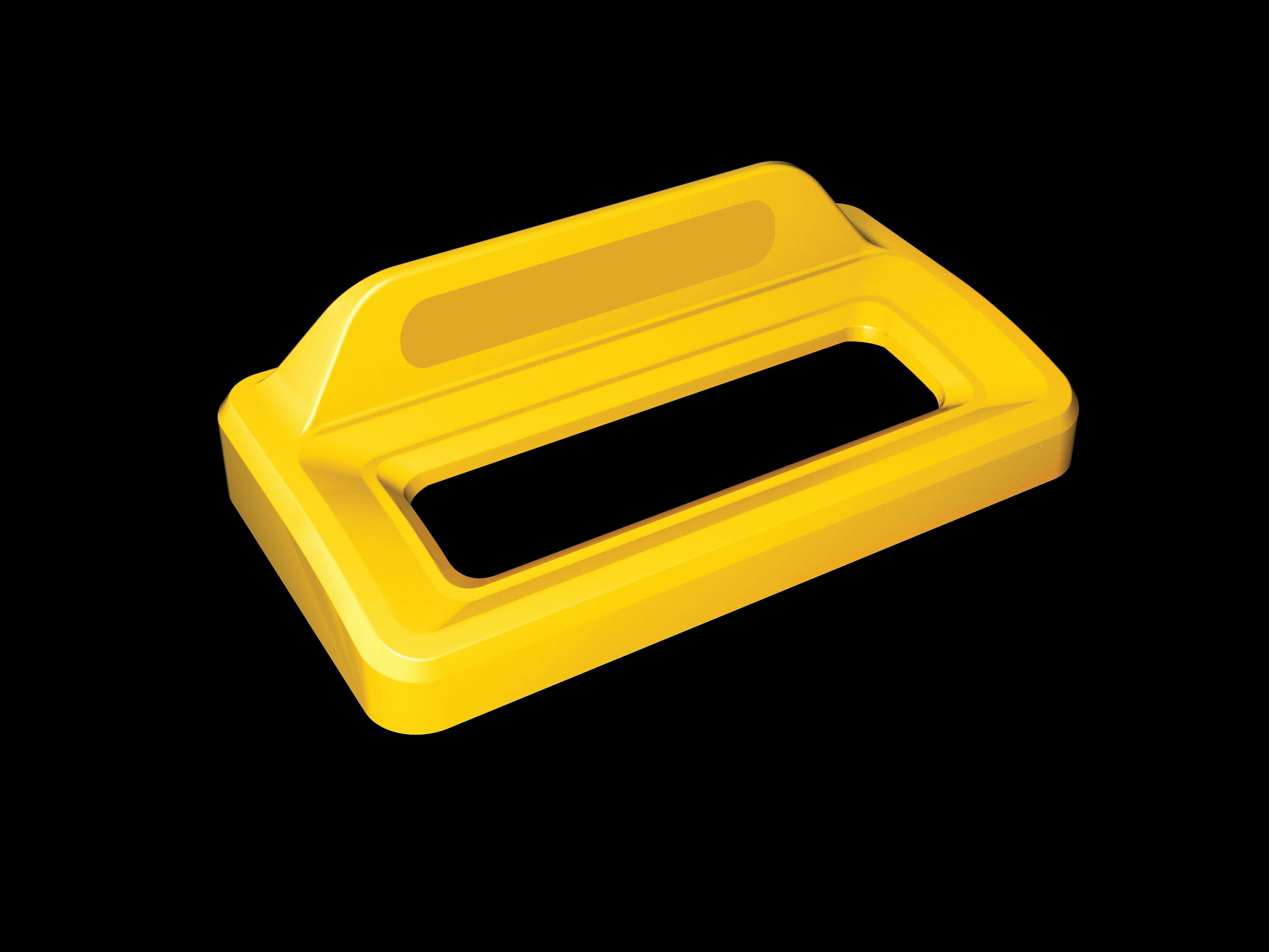 Slim Jim® recycling lids are designed to make recycling easier with consistent color-coding, lid openings and waste stream options.