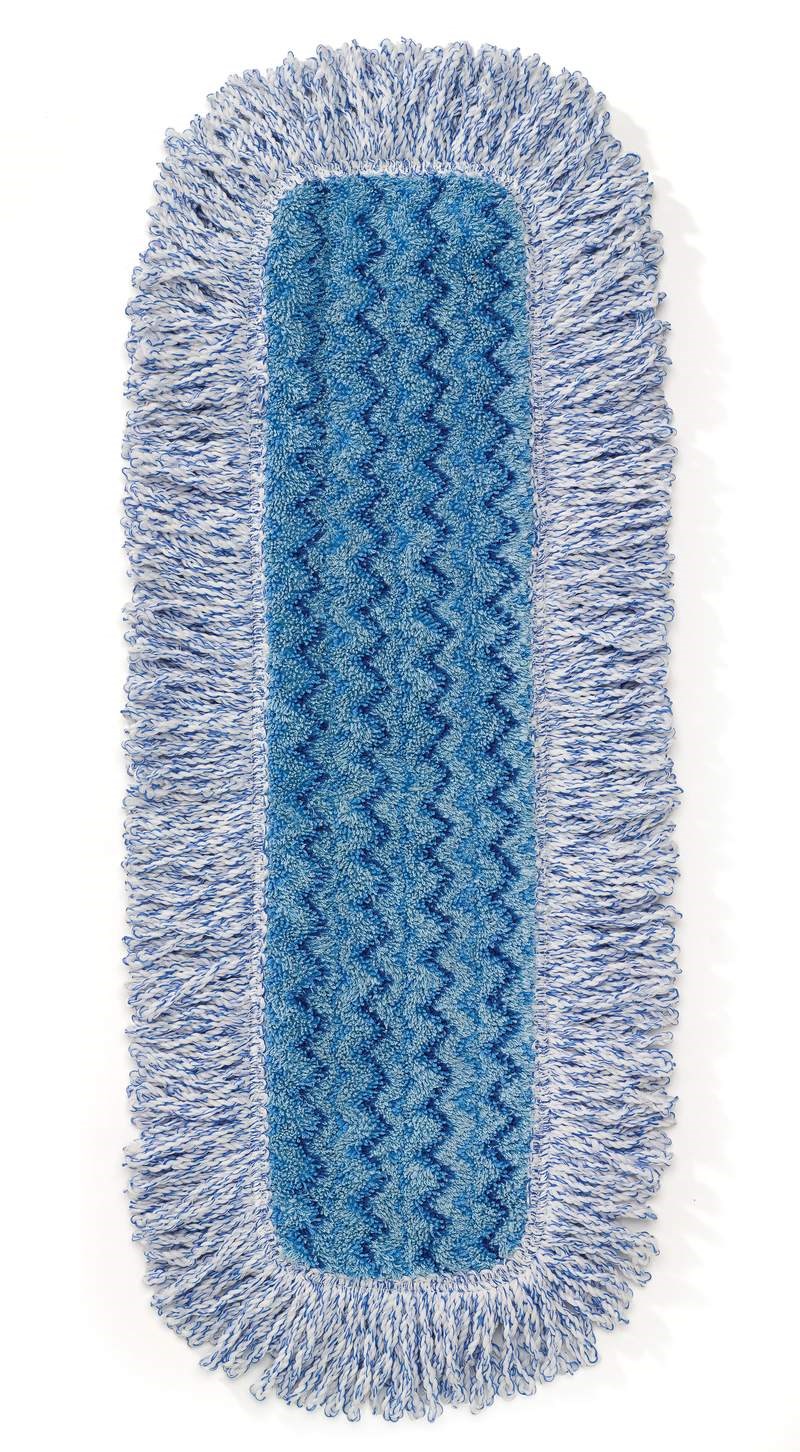 The Rubbermaid Commercial HYGEN™ Microfibre High Absorbency Wet Pad is made from premium split nylon/polyester blend Microfibre and can absorb 24 ounces of liquid to respond to big spills.