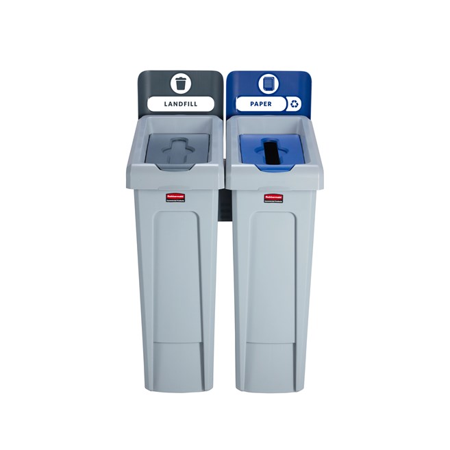 An adaptable recycling solution offers a front-of-house look with back-of-house functionality.