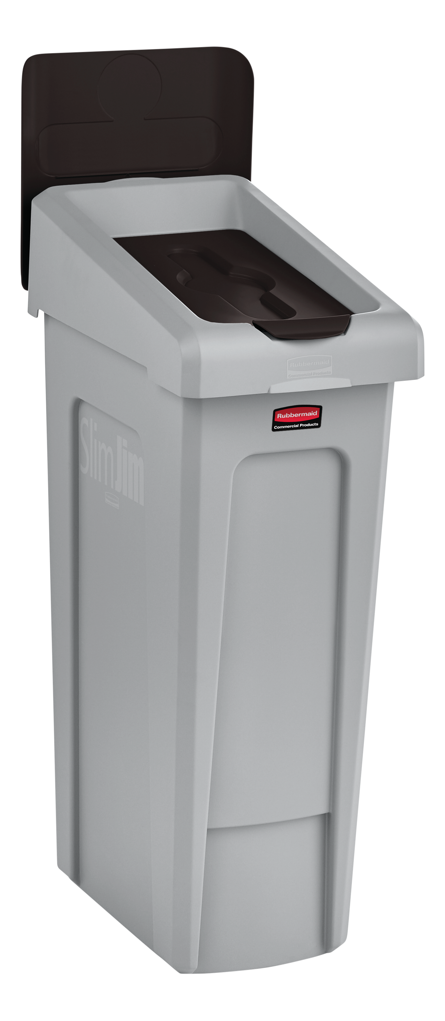 Upgrade your Slim Jim® Recycling Station with a durable, easy-to-install lid insert designed to support streamlined and efficient waste separation in any environment.