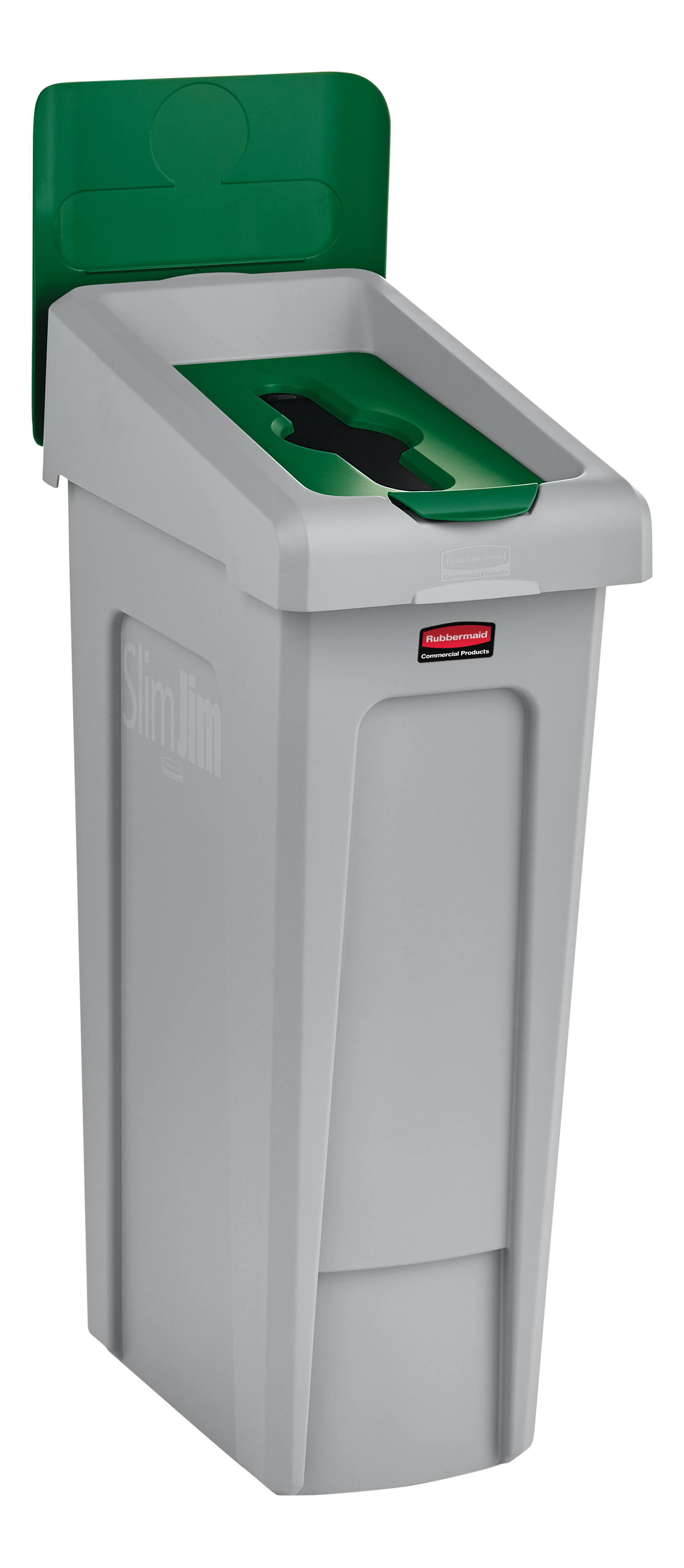 Upgrade your Slim Jim® Recycling Station with a durable, easy-to-install lid insert designed to support streamlined and efficient waste separation in any environment.