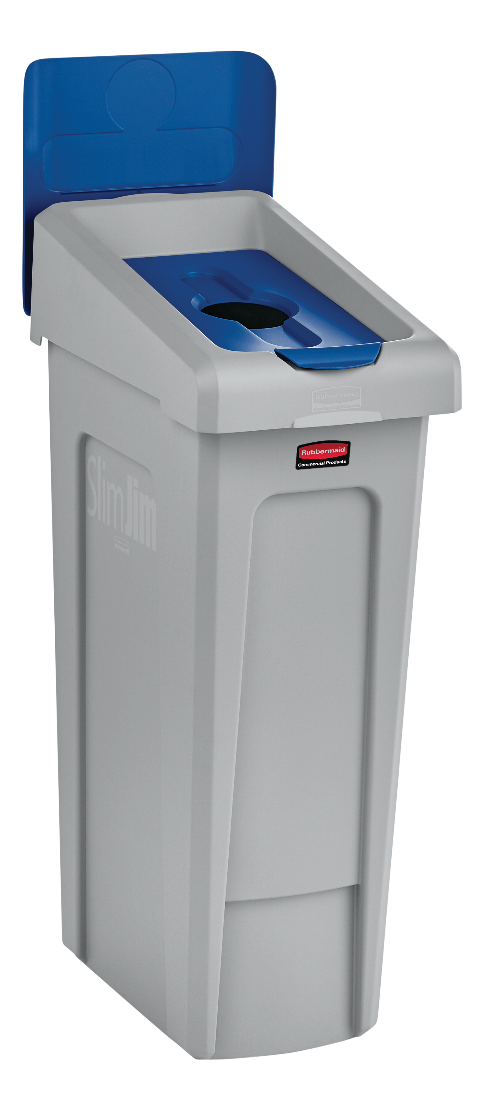 Upgrade your Slim Jim® Recycling Station with a durable, easy-to-install lid insert designed to support streamlined and efficient waste separation in any environment.