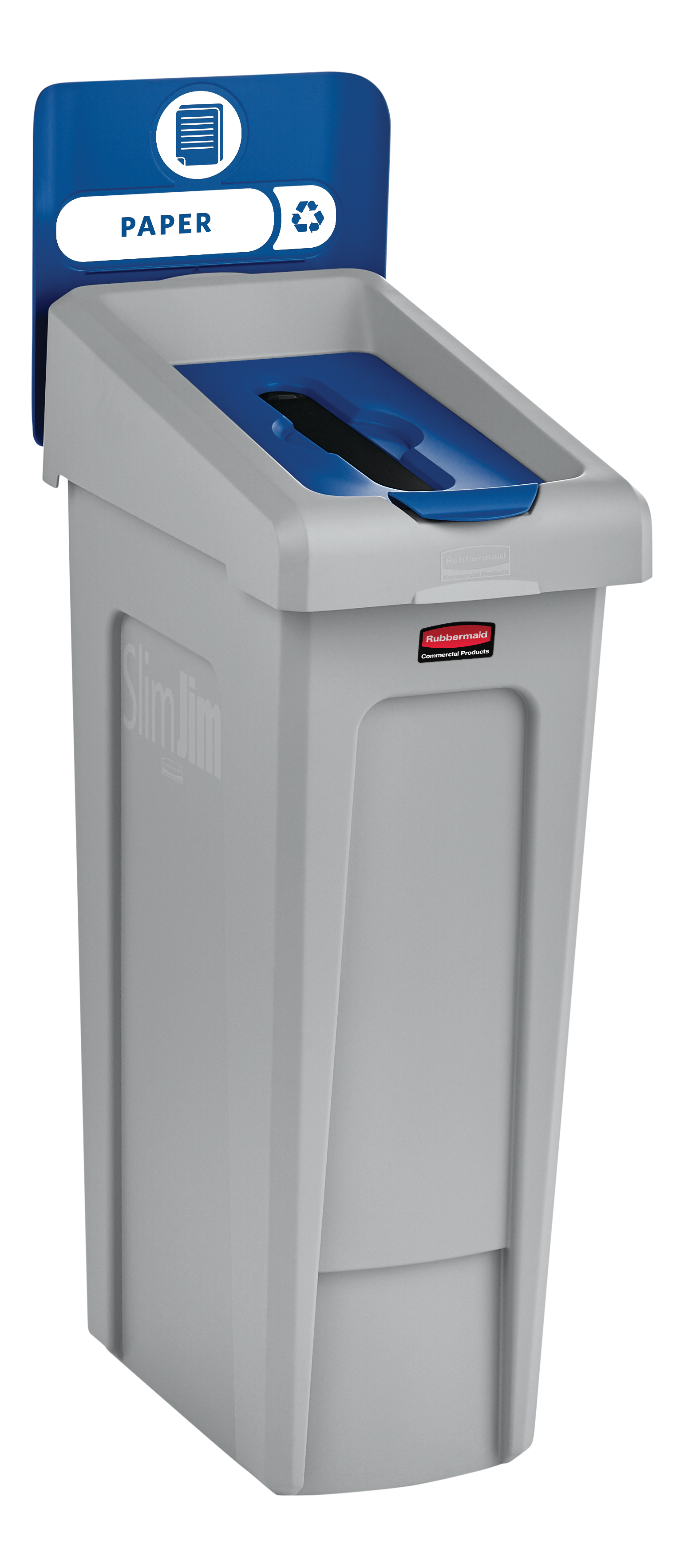 Upgrade your Slim Jim® Recycling Station with a durable, easy-to-install lid insert designed to support streamlined and efficient waste separation in any environment.