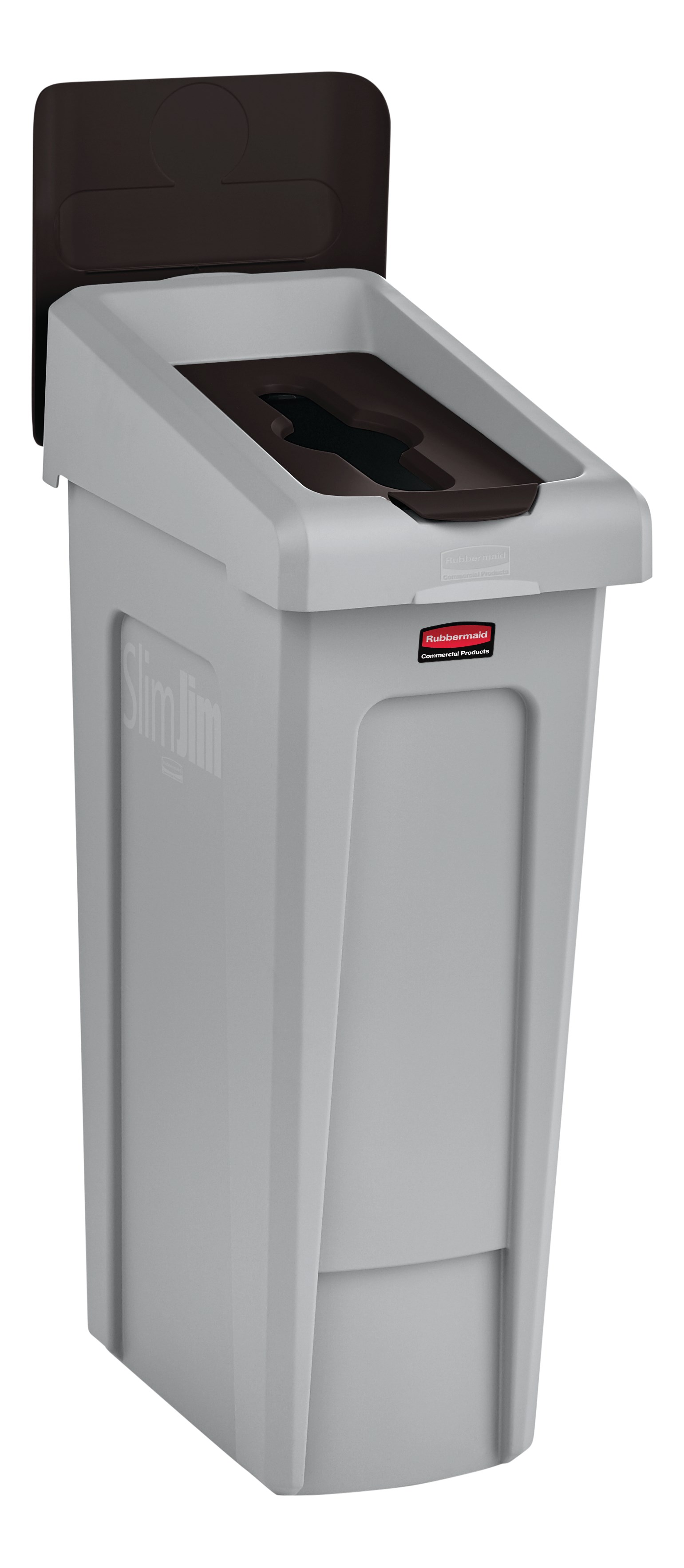 Slim Jim® Recycling Station Lid Inserts provide intuitive lid openings that promote recycling and improve productivity.