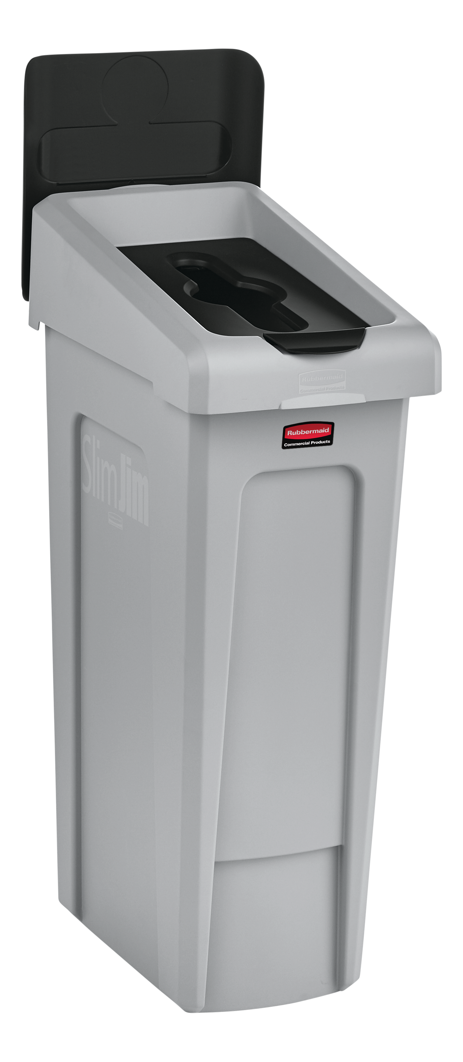 Upgrade your Slim Jim® Recycling Station with a durable, easy-to-install lid insert designed to support streamlined and efficient waste separation in any environment.