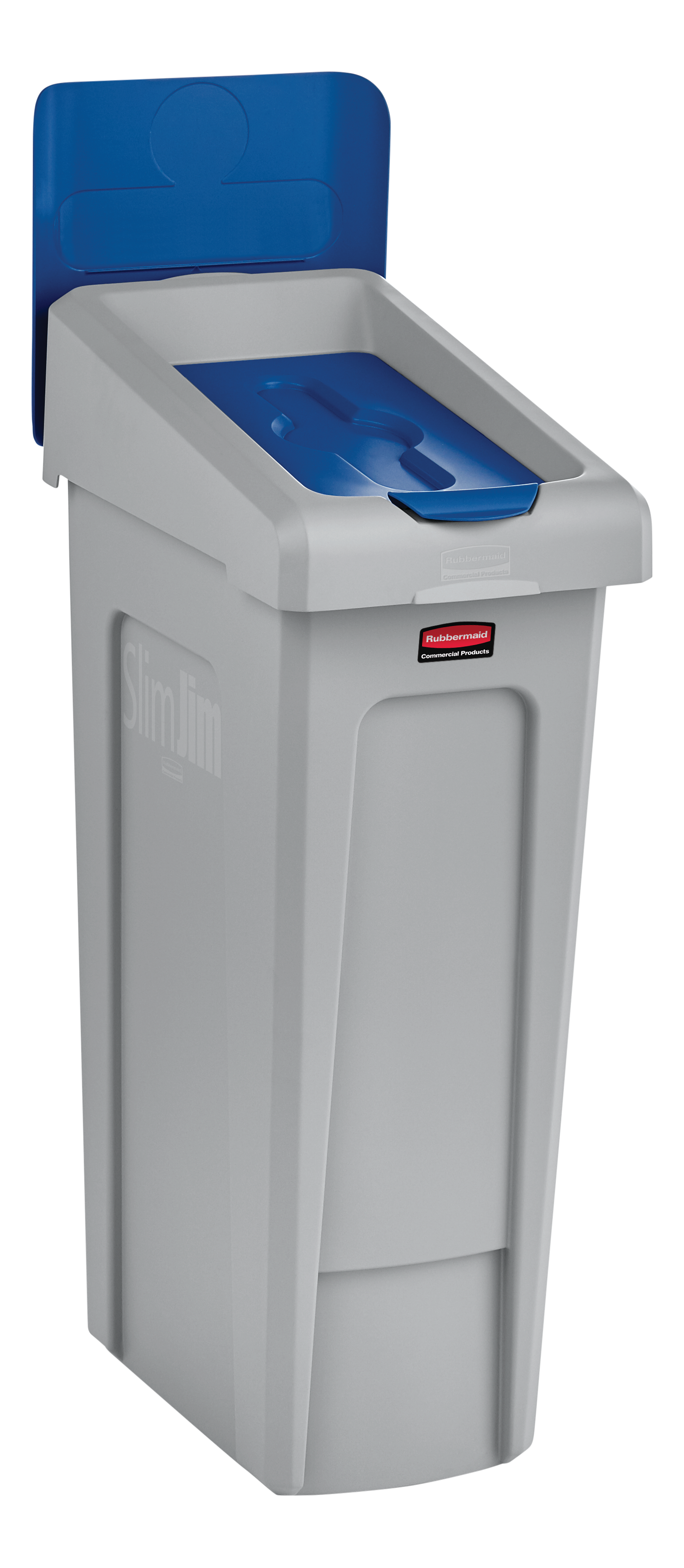 Upgrade your Slim Jim® Recycling Station with a durable, easy-to-install lid insert designed to support streamlined and efficient waste separation in any environment.