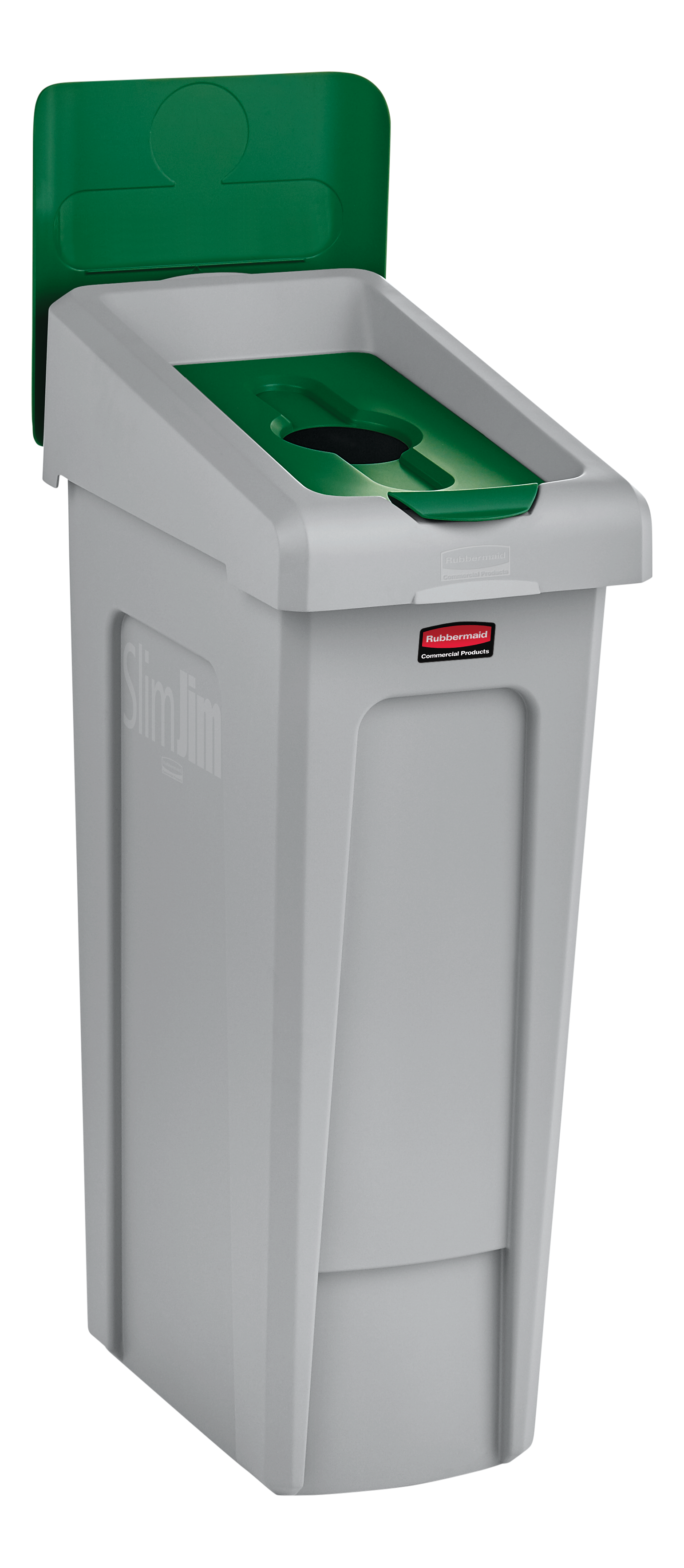 Upgrade your Slim Jim® Recycling Station with a durable, easy-to-install lid insert designed to support streamlined and efficient waste separation in any environment.