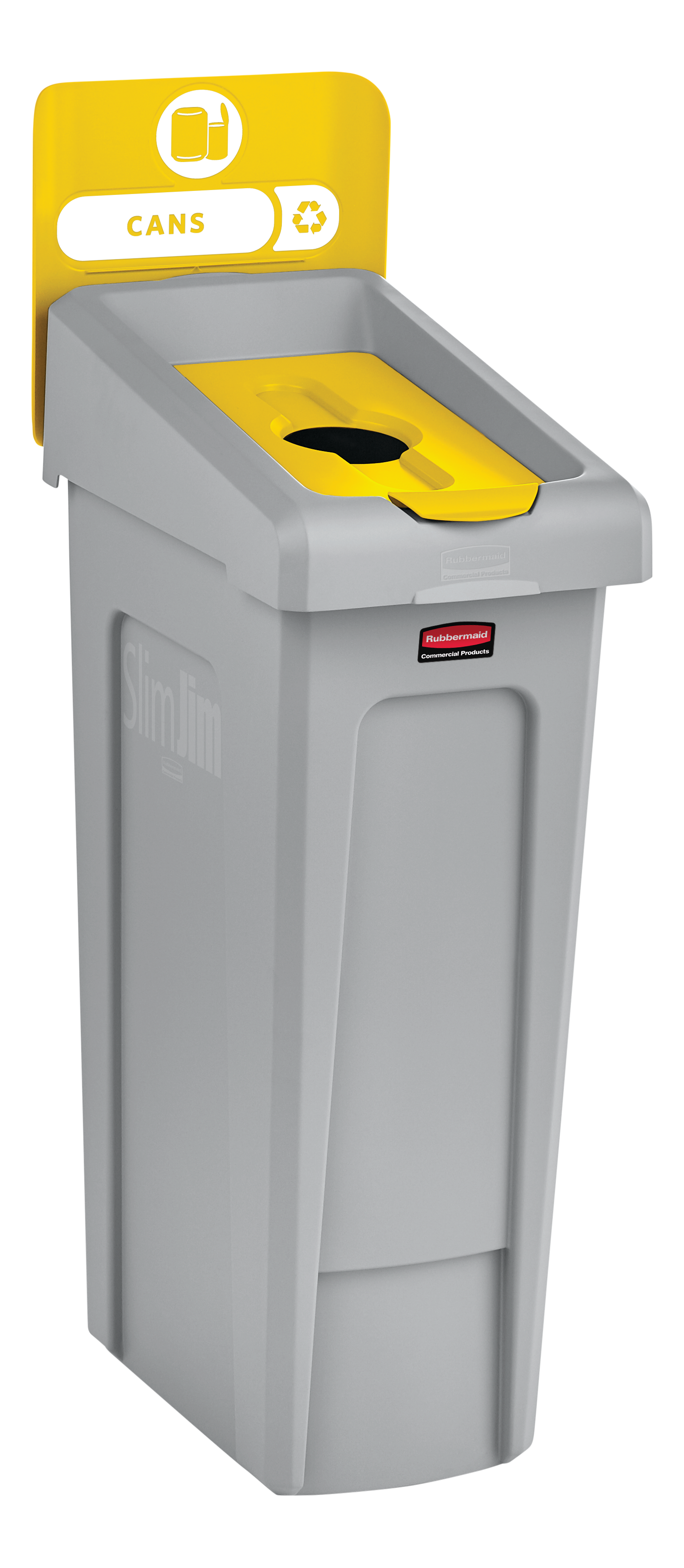 Upgrade your Slim Jim® Recycling Station with a durable, easy-to-install lid insert designed to support streamlined and efficient waste separation in any environment.