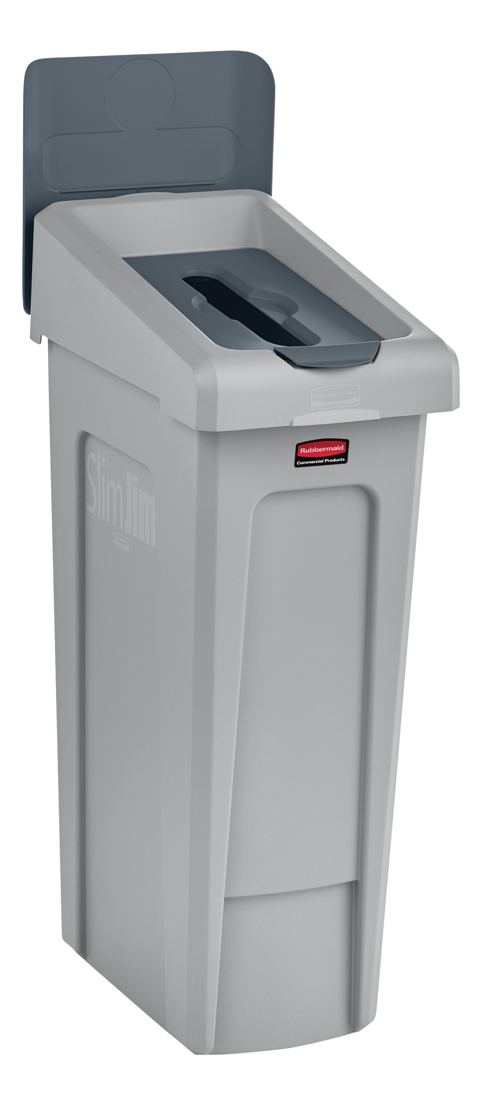 Slim Jim® Recycling Station Lid Inserts provide intuitive lid openings that promote recycling and improve productivity.