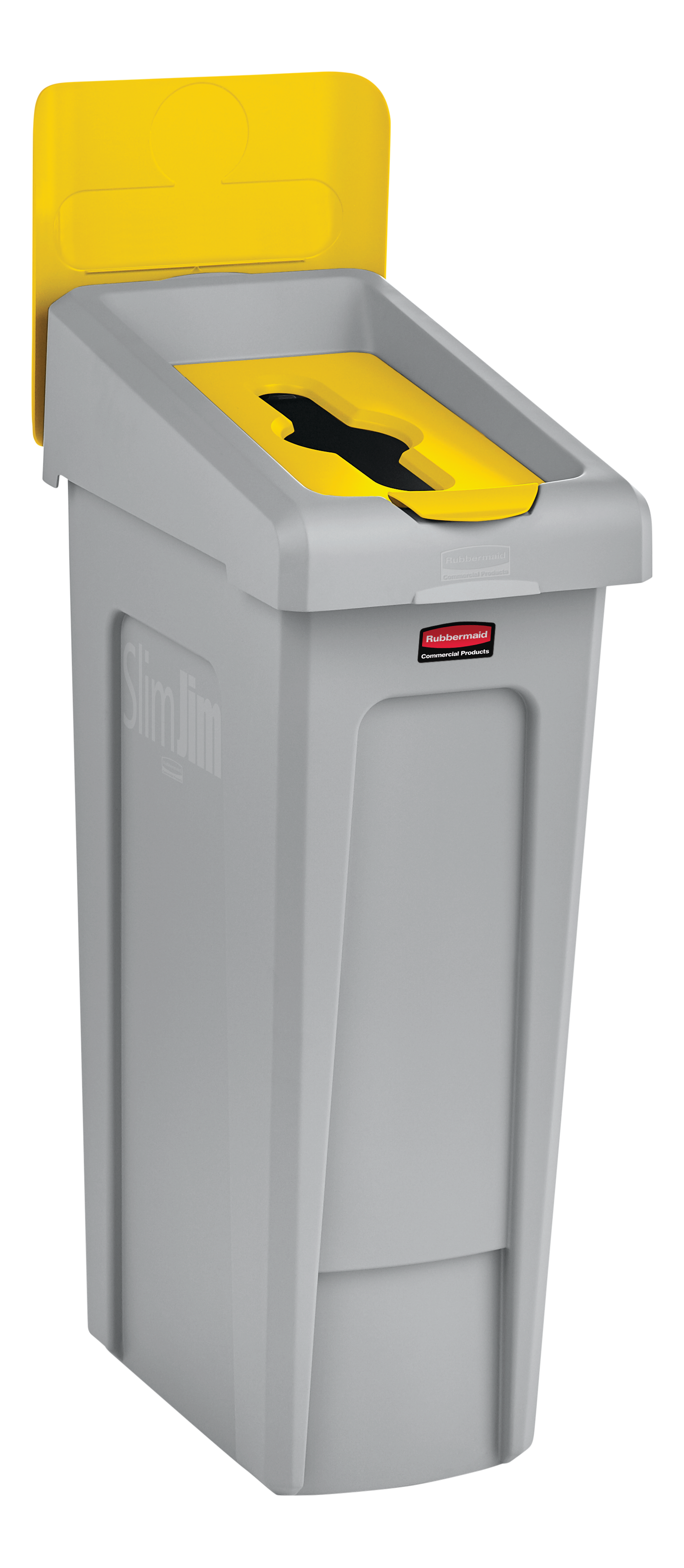 Upgrade your Slim Jim® Recycling Station with a durable, easy-to-install lid insert designed to support streamlined and efficient waste separation in any environment.