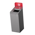 The Rubbermaid Commercial Configure™ Waste Receptacle Trash Can Sign helps increase waste management compliance.
