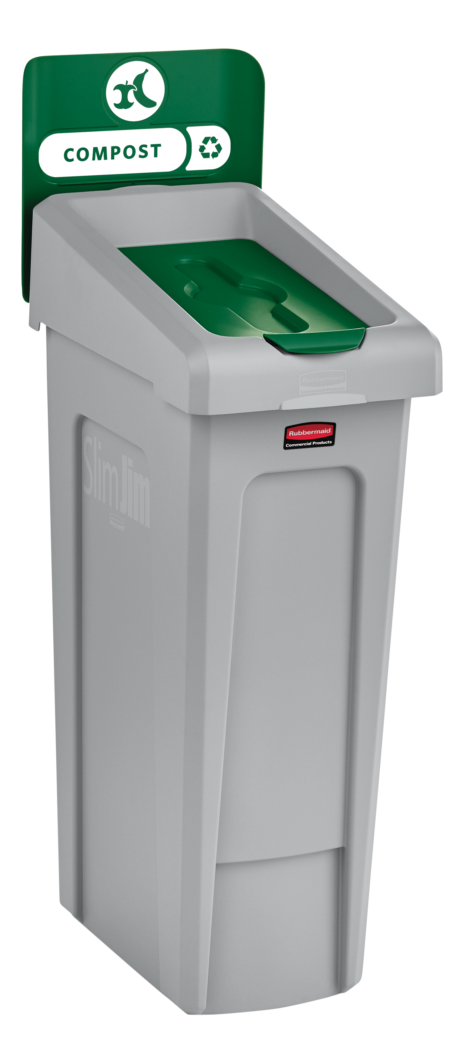 Upgrade your Slim Jim® Recycling Station with a durable, easy-to-install lid insert designed to support streamlined and efficient waste separation in any environment.