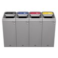 The Configure™ Decorative Waste Containers provide a recycling solution with sleek, smooth surfaces and contoured edges. This recycling system has a modern appearance that will fit seamlessly into any indoor or outdoor commercial environment. Please note: this SKU is a Configure™ 1-Stream 15 Gallon container with a "Paper" label.