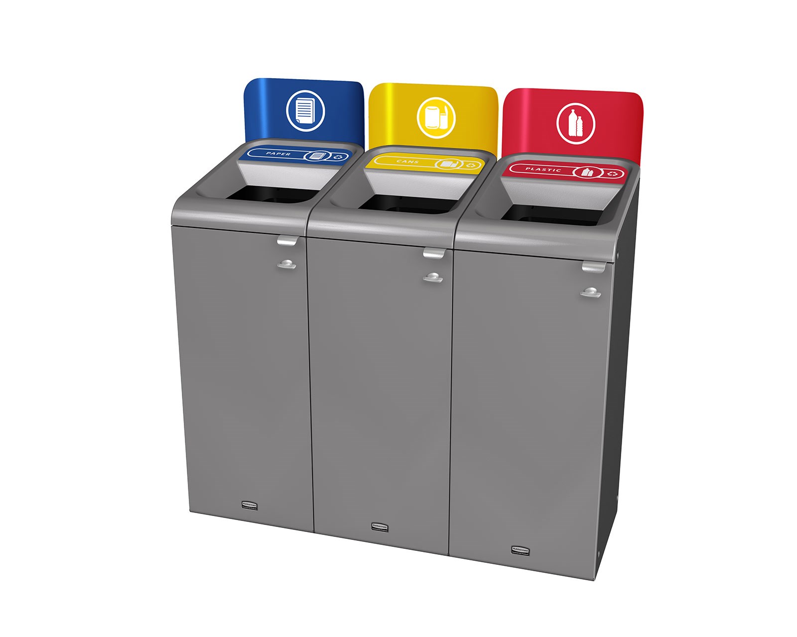 The Rubbermaid Commercial Configure™ Waste Receptacle Trash Can Sign helps increase waste management compliance.