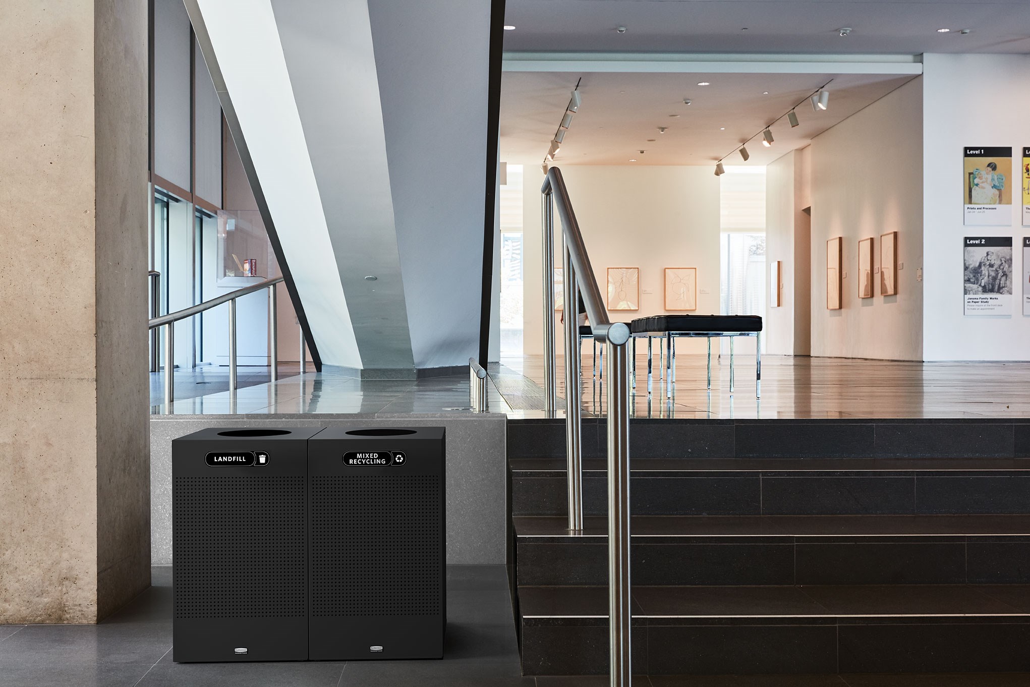 Expert-designed waste stream labels are proven to improve recycling rates.