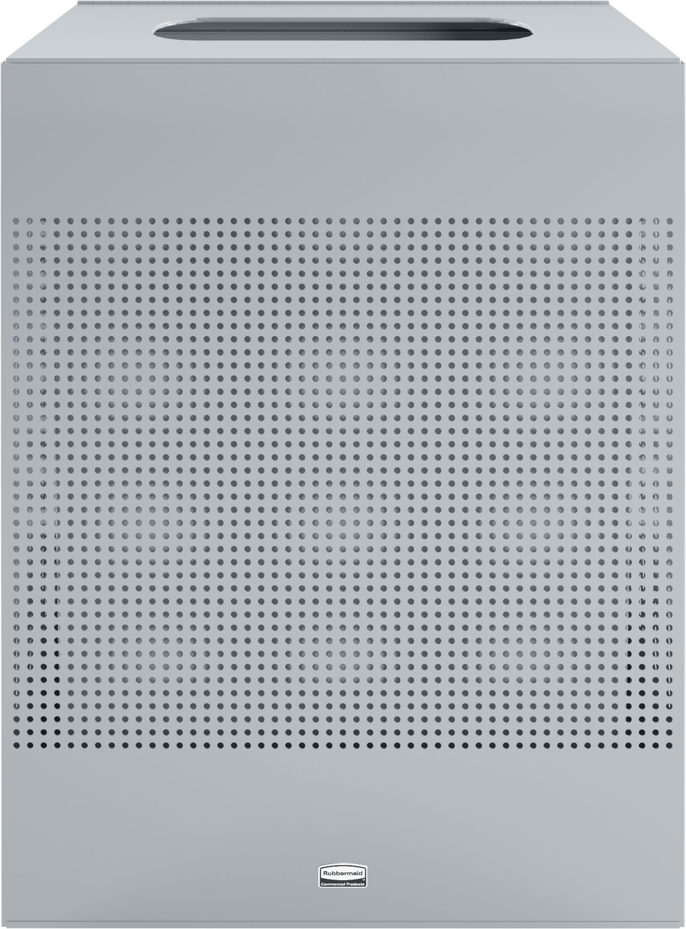 Der schlanke und dekorative Silhouettes Abfallbehälter für Innenräume mit 85 Liter Fassungsvermögen (FGSR18) fügt sich mit seinem modernen Lochmuster harmonisch und formschön in moderne Einrichtungen und Umgebungen ein.