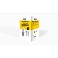 El paquete de inicio de jabón de manos en espray incluye un dispensador manual blanco y dos recargas. Dispensa hasta 4000 dosis por recarga, por lo que ofrece la mayor rentabilidad con altos niveles de higiene.