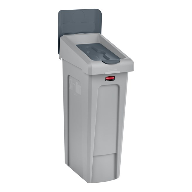 Upgrade your Slim Jim® Recycling Station with a durable, easy-to-install lid insert designed to support streamlined and efficient waste separation in any environment.