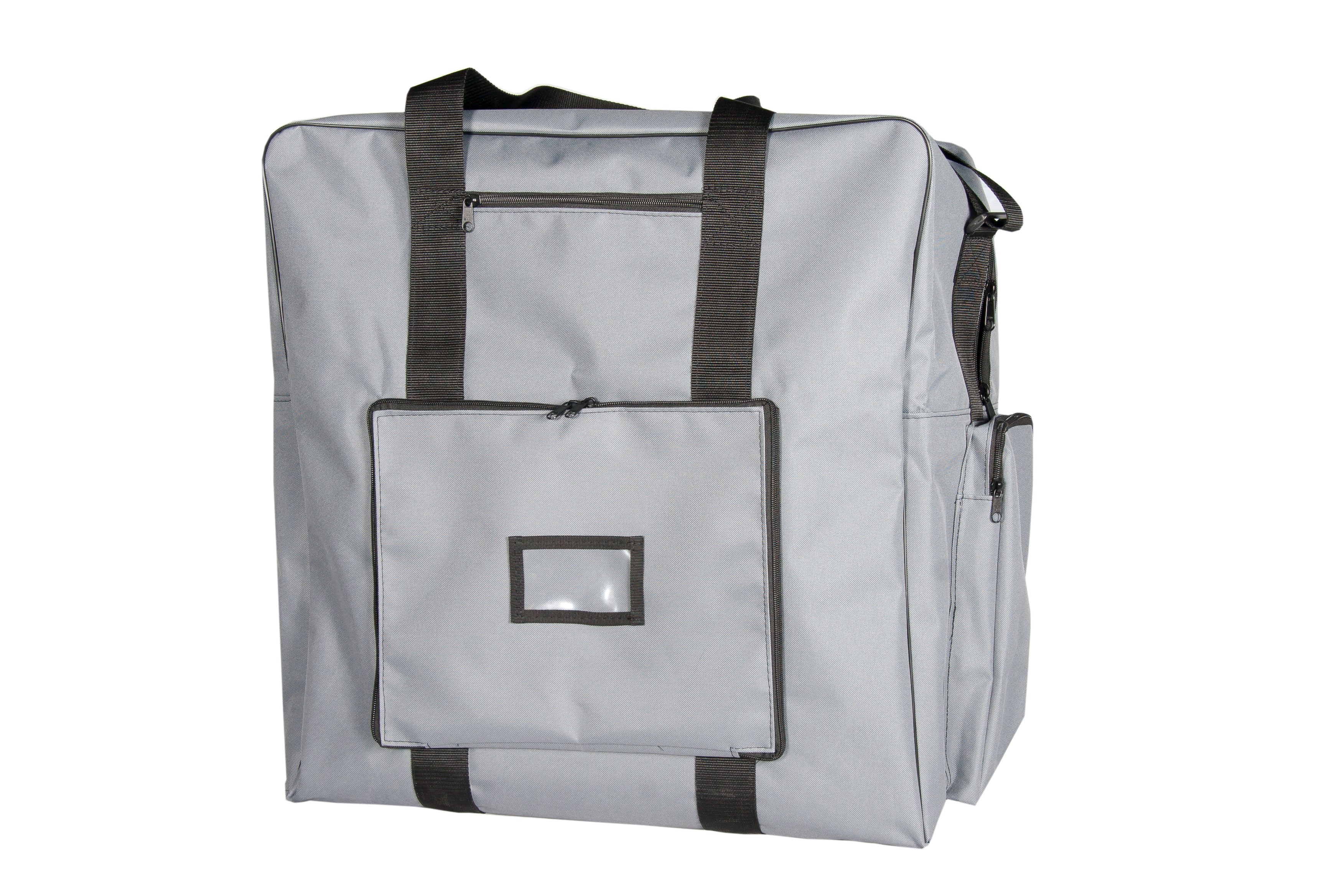 Carrying bag for discreet and safe removal of sanitary and nappy waste.