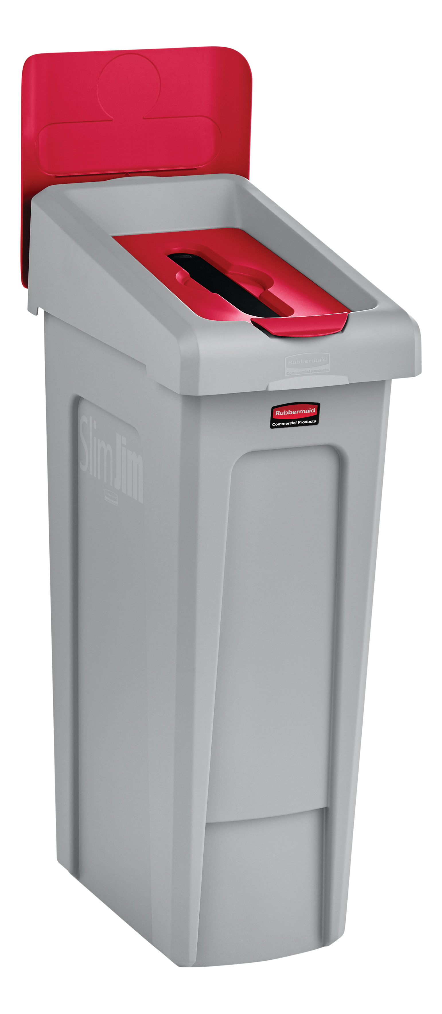 Upgrade your Slim Jim® Recycling Station with a durable, easy-to-install lid insert designed to support streamlined and efficient waste separation in any environment.