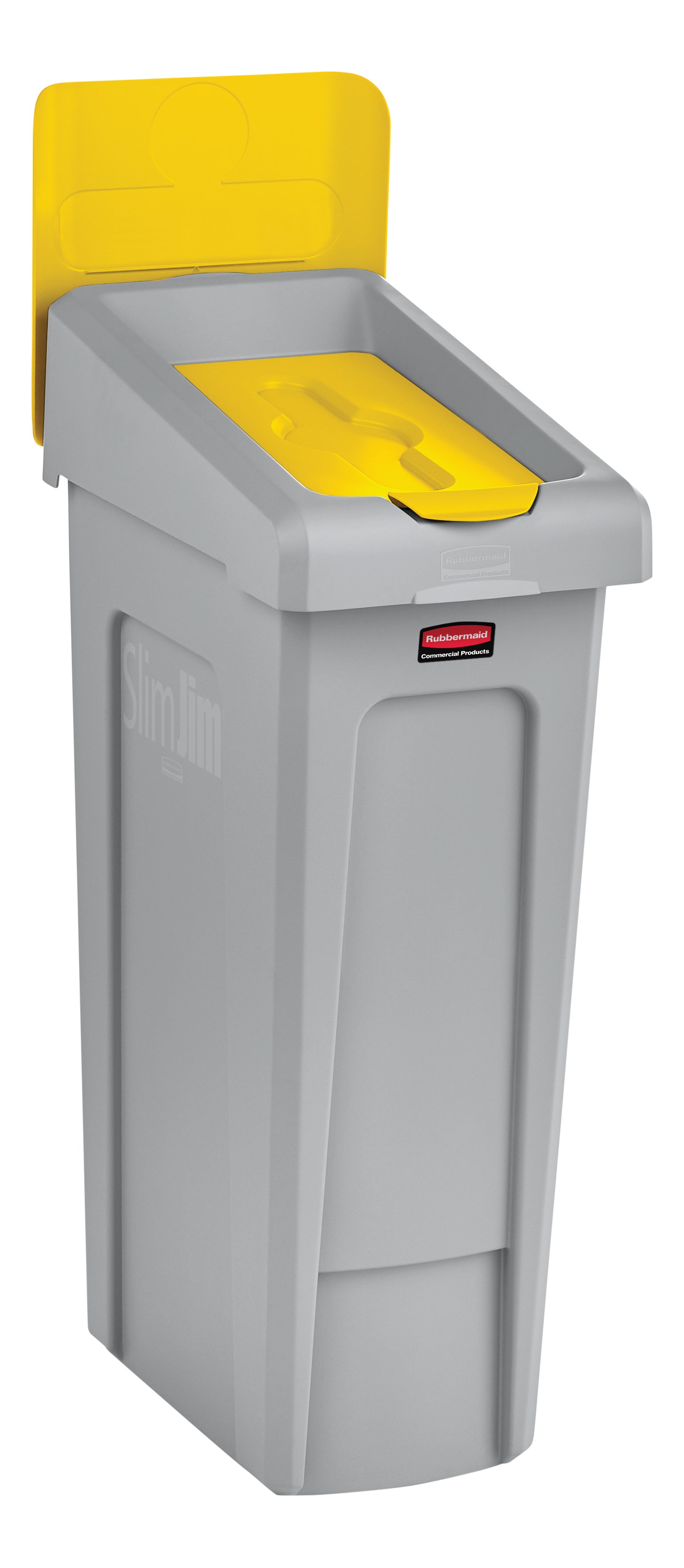 Slim Jim® Recycling Station Lid Inserts provide intuitive lid openings that promote recycling and improve productivity.