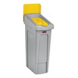 Slim Jim® Recycling Station Lid Inserts provide intuitive lid openings that promote recycling and improve productivity.