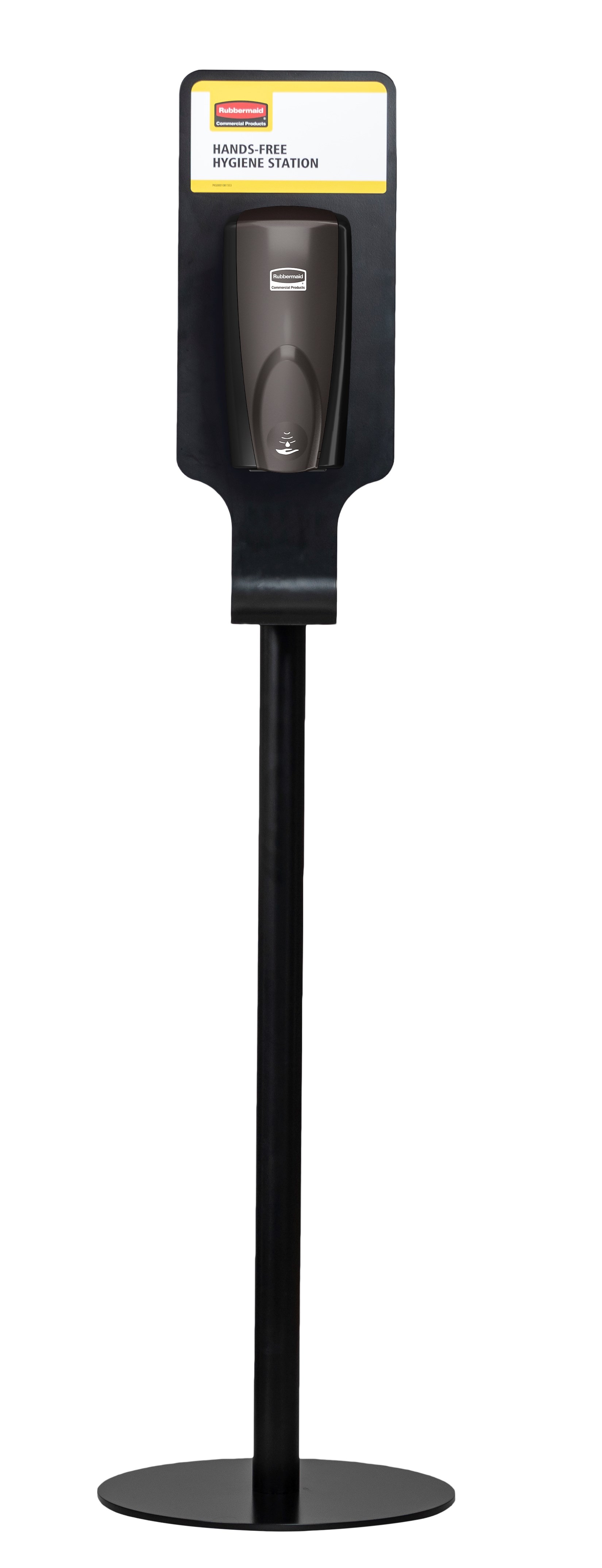 Neues alkoholfreies Handhygiene-Bundle mit einer Handhygienestation, einem berührungslosen AutoFoam-Spender und drei alkoholfreien Nachfüllsets für Handdesinfektionsmittel.