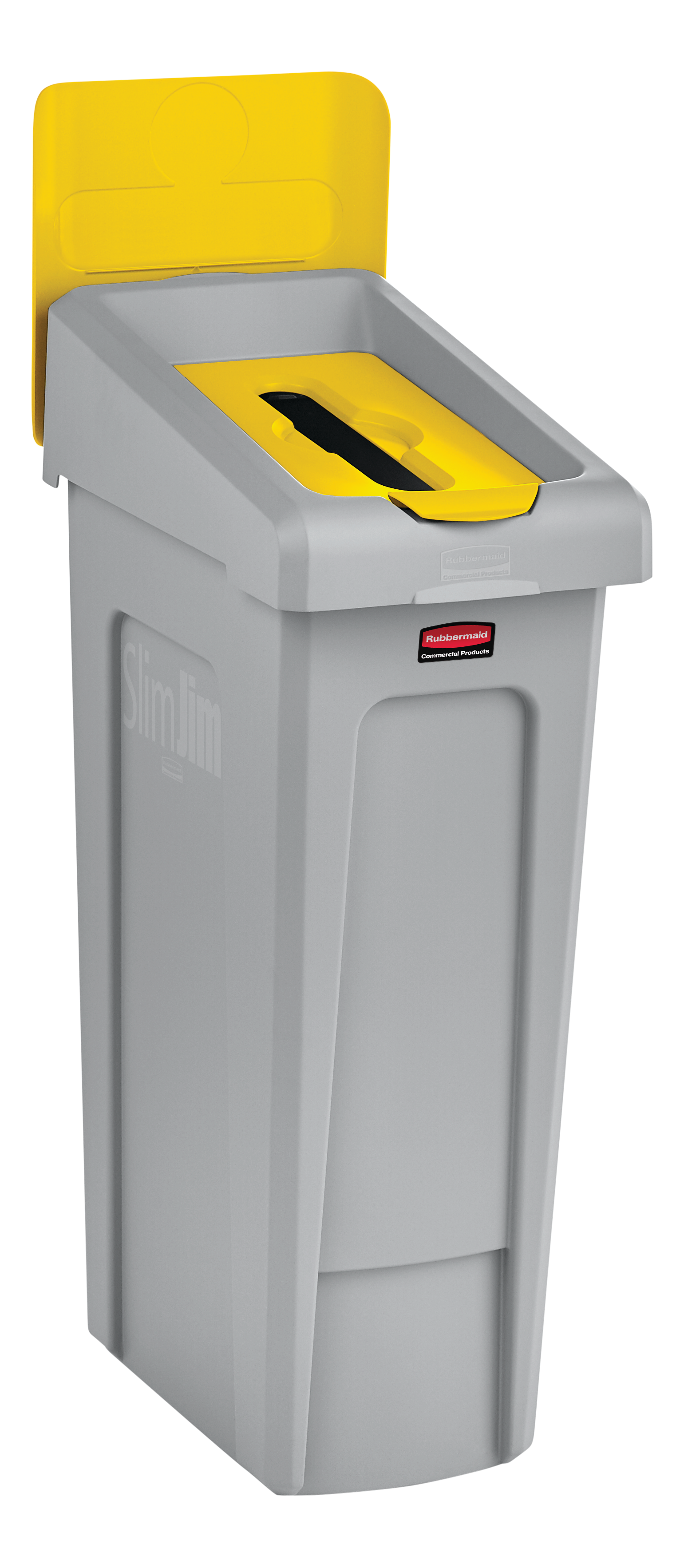 Upgrade your Slim Jim® Recycling Station with a durable, easy-to-install lid insert designed to support streamlined and efficient waste separation in any environment.