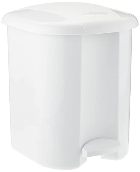 POUBELLE À PÉDALE, 15 L, AVEC BAC PLASTIQUE