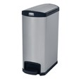 Le collecteur à pédale Rubbermaid Slim Jim® se distingue par sa forme élancée et son faible encombrement, ce qui permet de l’utiliser dans les espaces les plus exigus. Les collecteurs à pédale Slim Jim® sont faits de matériaux de première qualité et répondent aux exigences d'efficacité, de sécurité et de résistance de tous les environnements.