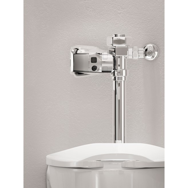 The AutoFlush® Clamp for toilets is a touch-free, sensor-activated system that eliminates the potential for cross-contamination and promotes good hygiene.