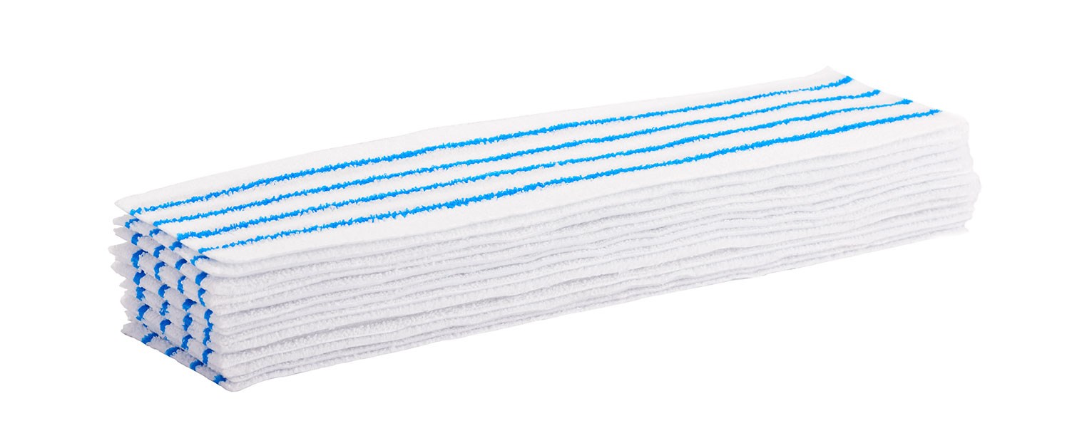 The HYGEN™ Disposable Microfiber Pads assists in environmental cleaning, the first step in the disinfection process, by removing 99.9% or more of tested fungi, viruses, and bacteria* to help improve cleaning efficacy.