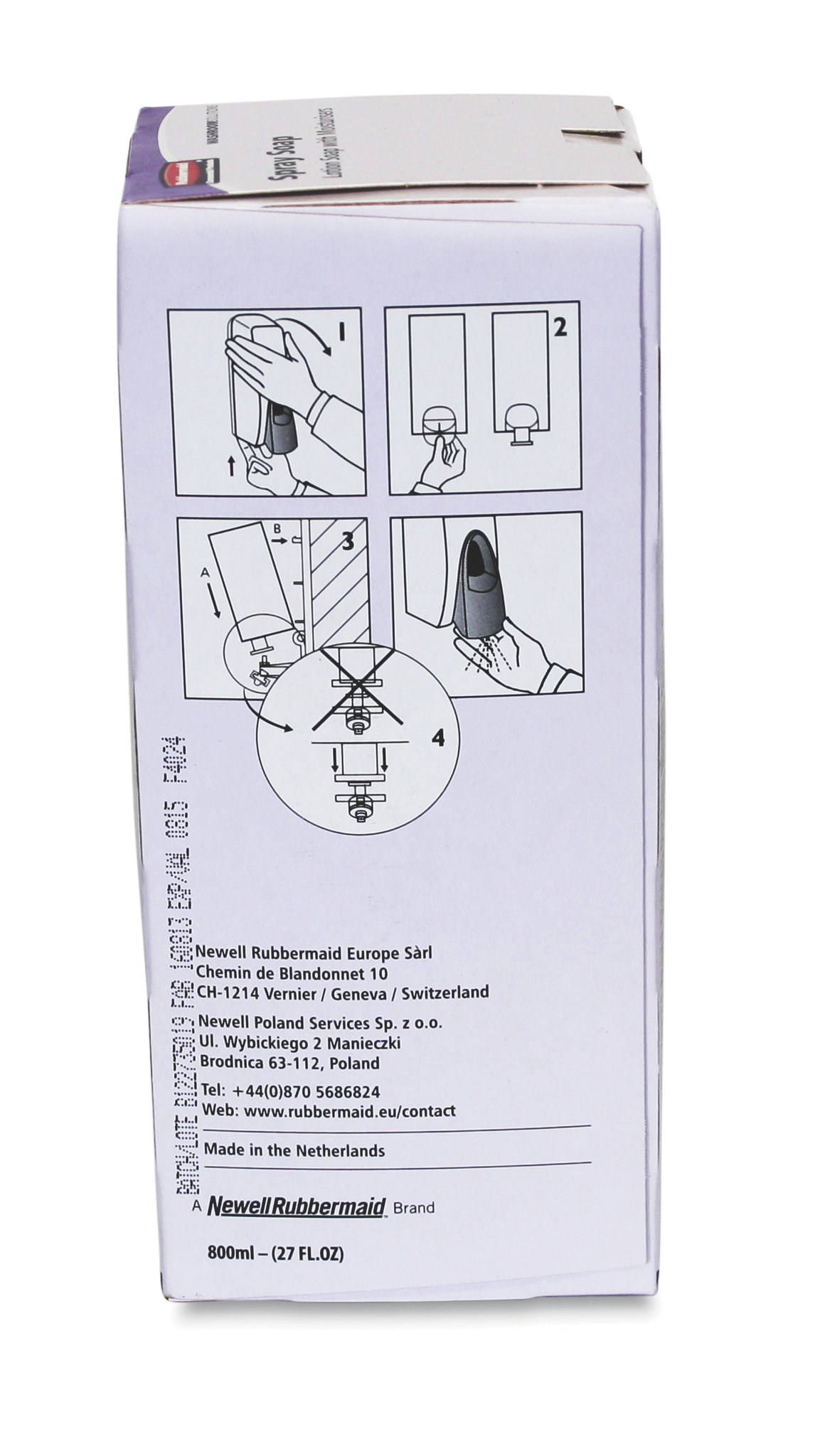 The Spray Hand Wash Manual Starter Pack includes one Manual Spray Soap White dispenser and 2 spray hand wash refills. Providing high levels of hygiene, it delivers up to 4,000 doses per refill – giving you the lowest cost in use possible.