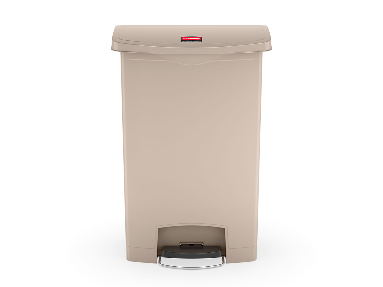 The Rubbermaid Commercial Slim Jim® Step-On Container features a slim profile and footprint to fit in tightest spaces. Slim Jim® Step-On containers are constructed with premium-quality materials and meet the needs of any environment with efficiency, safety, and durability.