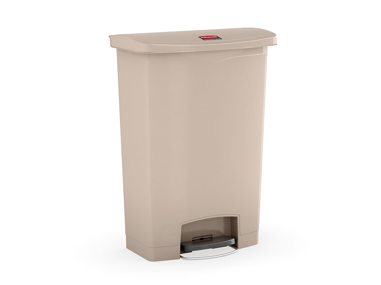 The Rubbermaid Commercial Slim Jim® Step-On Container features a slim profile and footprint to fit in tightest spaces. Slim Jim® Step-On containers are constructed with premium-quality materials and meet the needs of any environment with efficiency, safety, and durability.