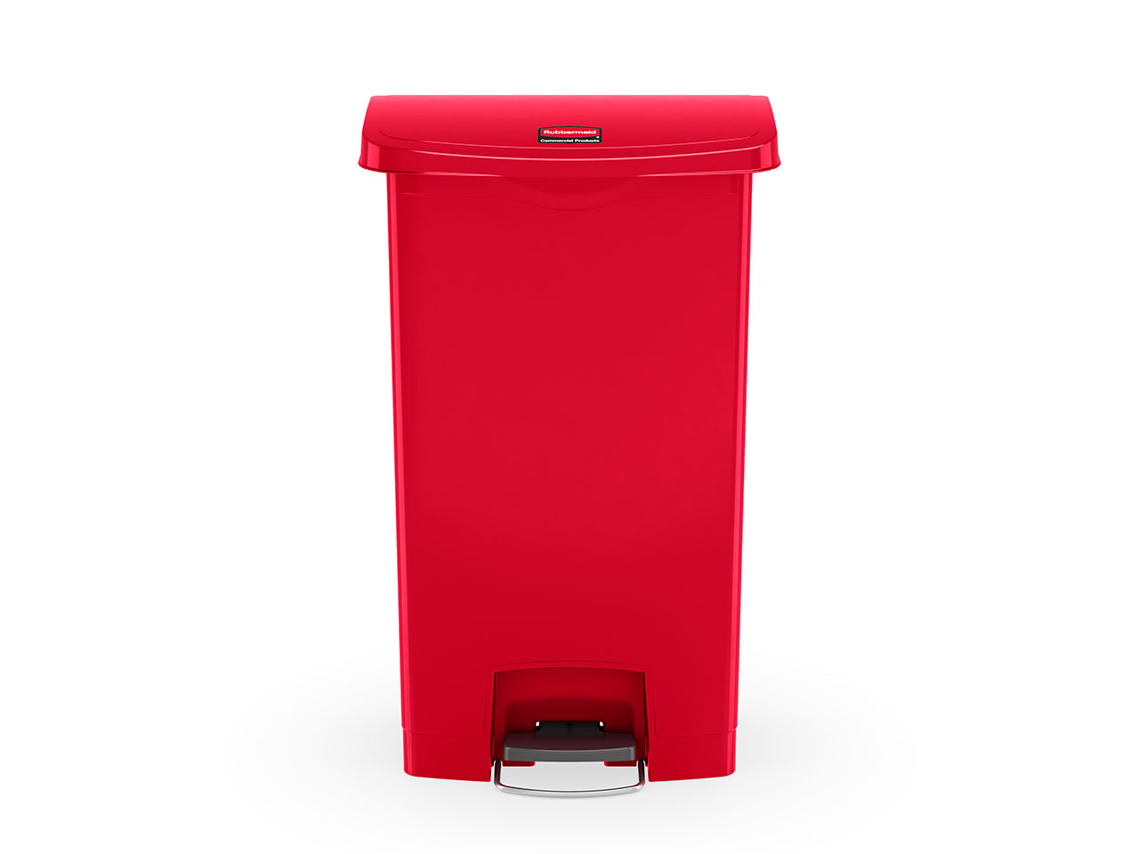 The Rubbermaid Commercial Slim Jim® Step-On Container features a slim profile and footprint to fit in tightest spaces. Slim Jim® Step-On containers are constructed with premium-quality materials and meet the needs of any environment with efficiency, safety, and durability.