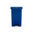 The Rubbermaid Commercial Slim Jim® Step-On Container features a slim profile and footprint to fit in tightest spaces. Slim Jim® Step-On containers are constructed with premium-quality materials and meet the needs of any environment with efficiency, safety, and durability.