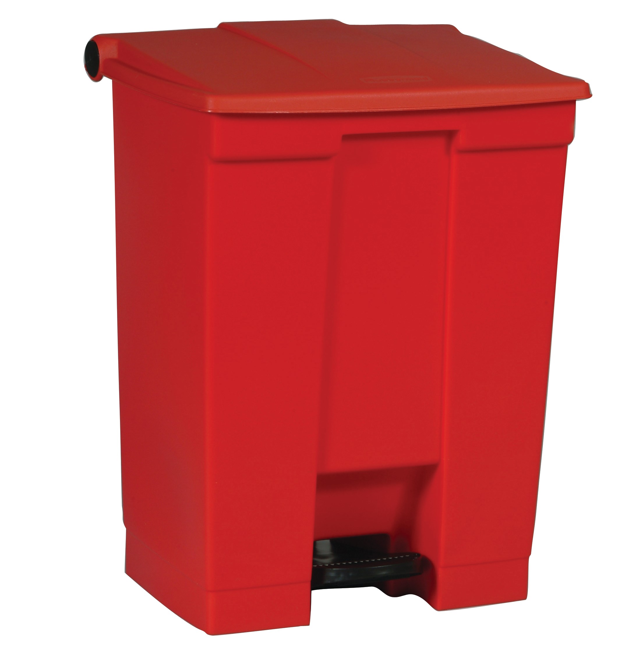 The Rubbermaid Commercial Step-On Container provides sanitary waste management.