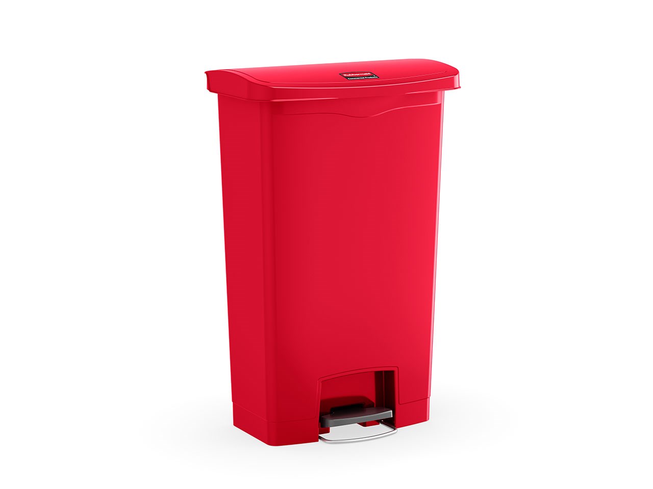 The Rubbermaid Commercial Slim Jim® Step-On Container features a slim profile and footprint to fit in tightest spaces. Slim Jim® Step-On containers are constructed with premium-quality materials and meet the needs of any environment with efficiency, safety, and durability.