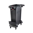 Rubbermaid Commercial Single-Stream Slim Jim® Cleaning Cart is a compact and purpose-built solution for all-in-one sanitation and waste collection. The cleaning cart helps store and transport common cleaning tools, hand sanitizer, and disinfecting wipes. It consolidates all the supplies you need in one solution to reduce trips and improve cleaning productivity.