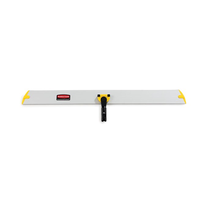 Las estructuras Rubbermaid Commercial HYGEN™ Quick-Connect cuentan con un perfil plano que se desliza fácilmente debajo de los muebles y equipos.