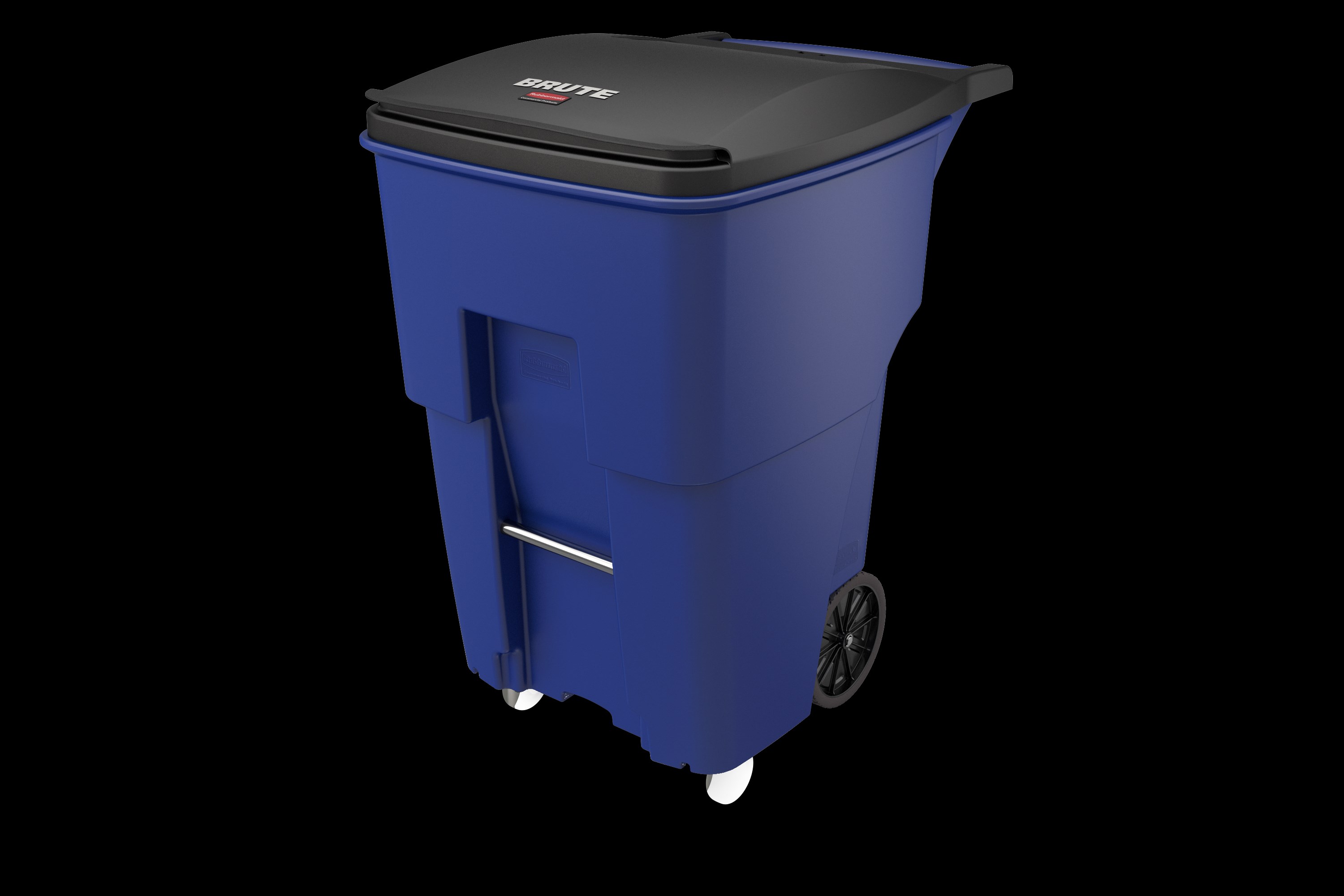 The Rubbermaid Commercial Rollouts with Casters are ideal for collecting, consolidating, and transporting heavy facility waste. Front swivel casters distribute weight evenly for superior mobility and handling.