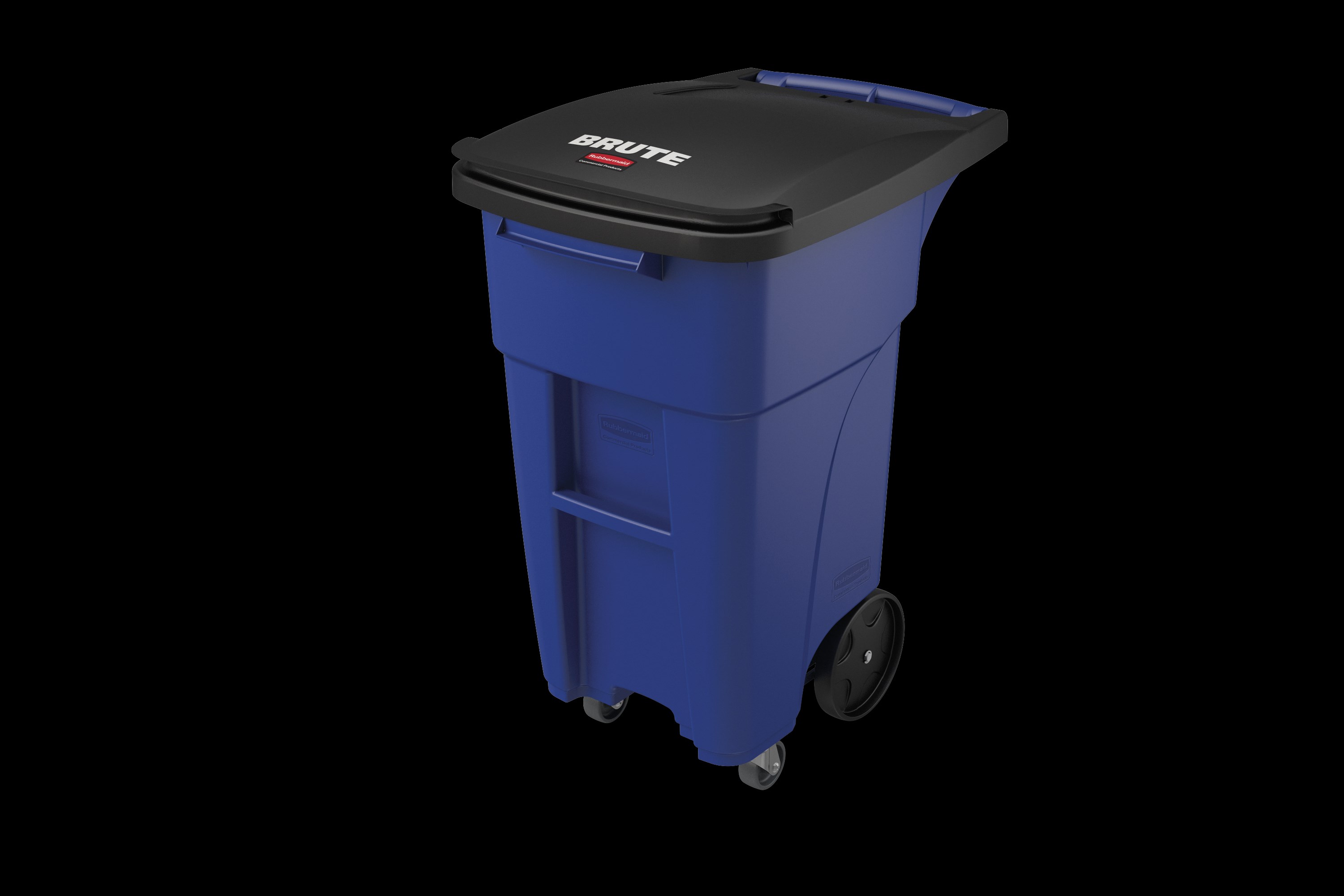 The Rubbermaid Commercial Rollouts with Casters are ideal for collecting, consolidating, and transporting heavy facility waste. Front swivel casters distribute weight evenly for superior mobility and handling.