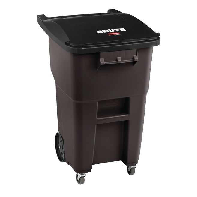 The Rubbermaid Commercial BRUTE® Rollouts with Casters are ideal for collecting, consolidating, and transporting heavy facility waste. Front swivel casters distribute weight evenly for superior mobility and handling.