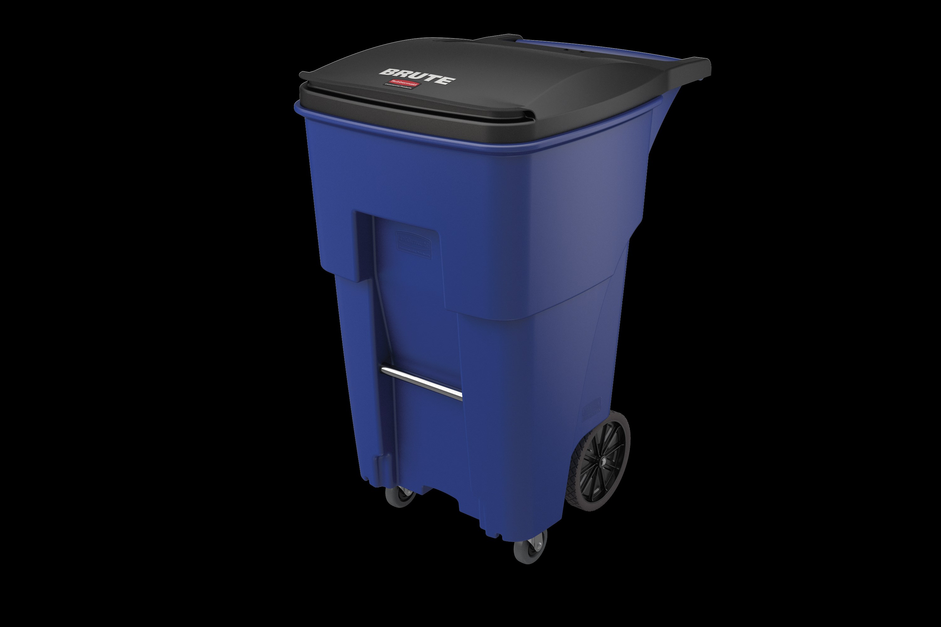 The Rubbermaid Commercial Rollouts with Casters are ideal for collecting, consolidating, and transporting heavy facility waste. Front swivel casters distribute weight evenly for superior mobility and handling.