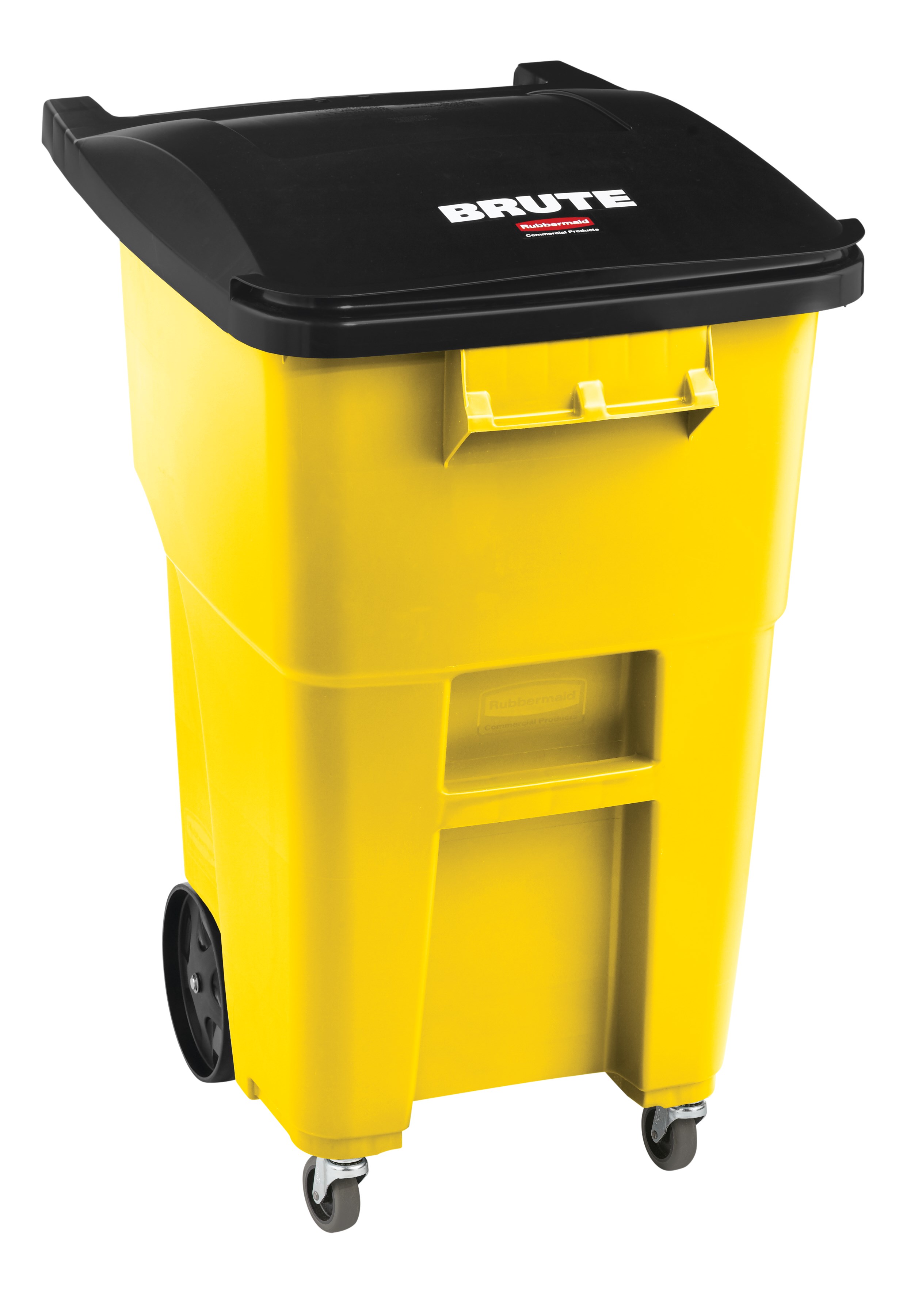 The Rubbermaid Commercial Rollouts with Casters are ideal for collecting, consolidating, and transporting heavy facility waste. Front swivel casters distribute weight evenly for superior mobility and handling.